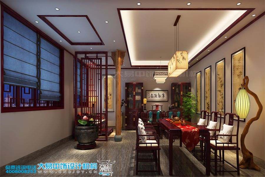 會(huì )所中式裝修