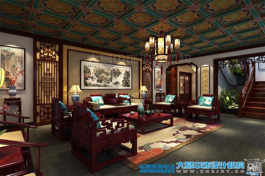 會(huì )所中式裝修