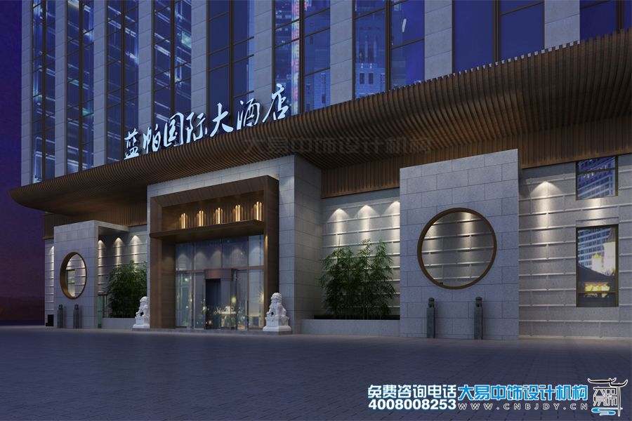 北京國際酒店新中式裝修風(fēng)格設計古今藝術(shù)文化的碰撞