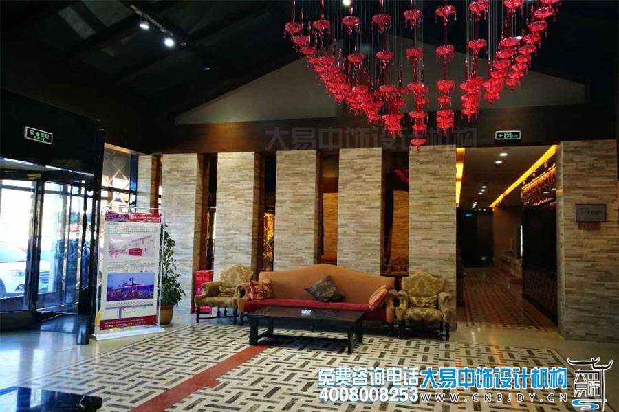 大廳反向現代中式風(fēng)格設計