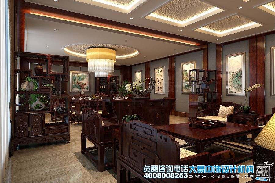 北京朝陽(yáng)高端中式會(huì )所設計