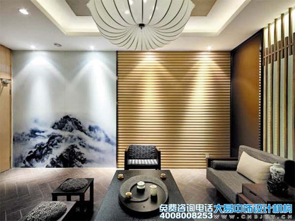 上?，F代新中式會(huì )所裝修效果圖