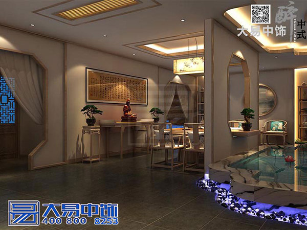 古琴會(huì )館中式裝修設計 此景只應天上有