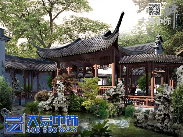 上海蘇式園林中式設計裝修 十里洋場(chǎng)的避世之所
