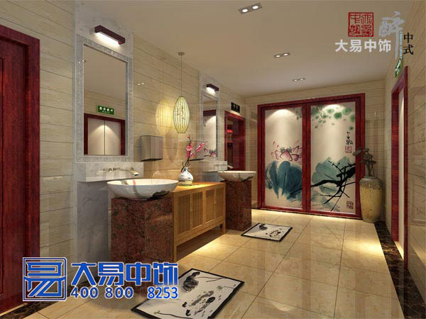 上?，F代新中式會(huì )所裝修效果圖