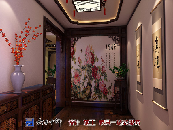 遼寧盤(pán)錦220平米別墅設計，感受中式別墅裝修的氣息