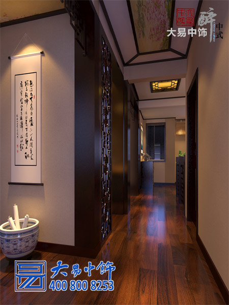 西安550平米別墅中式裝修 開(kāi)啟復古典雅精致生活