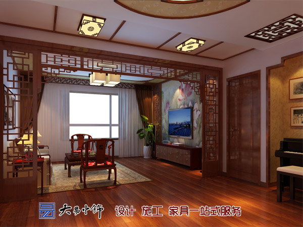 新古典風(fēng)格客廳裝修 新中式設計古典家裝 原木格調營(yíng)造的自然生活