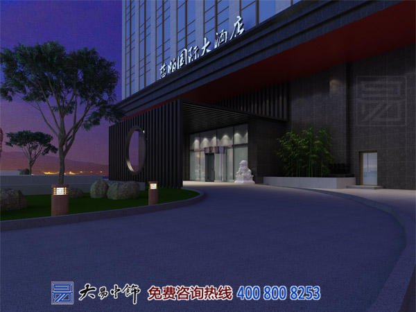 北京國際酒店新中式裝修風(fēng)格設計古今藝術(shù)文化的碰撞
