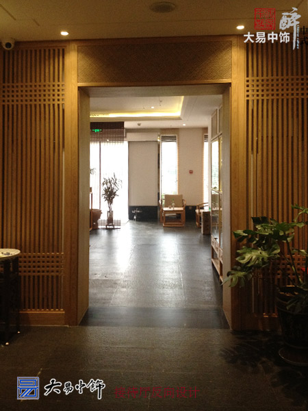 北京建國門(mén)瑜伽會(huì )館中式裝修硬裝效果圖