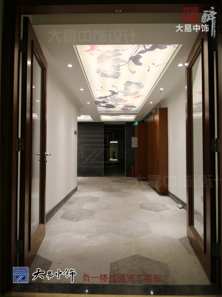北京建國門(mén)瑜伽會(huì )館中式裝修硬裝效果圖