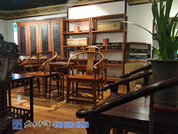 北京中式風(fēng)格紅木家具展廳裝修設計高貴大氣
