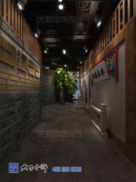 新中式餐飲設計學(xué)府藝術(shù) 北京清華園1911主題餐廳裝修
